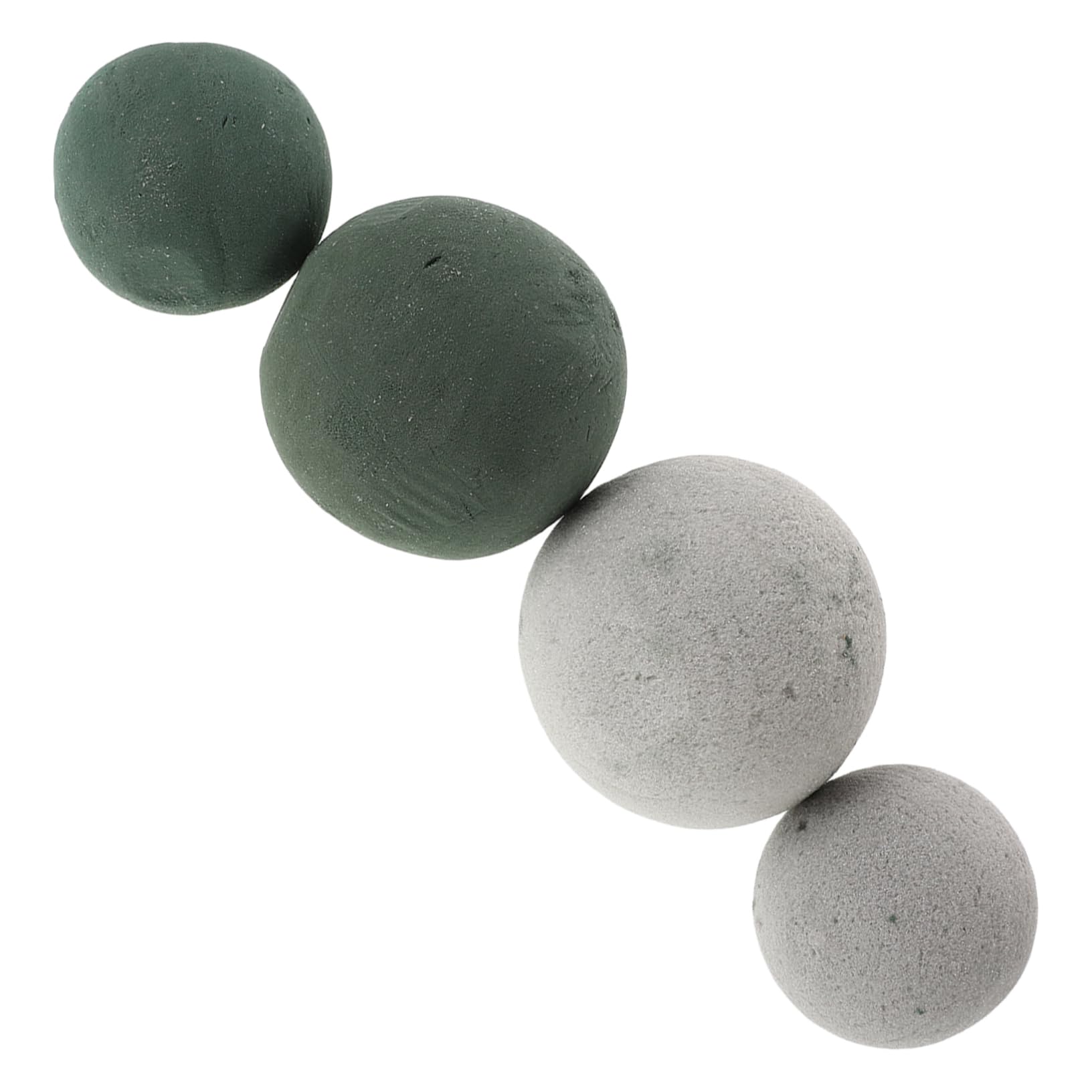 ORFOFE 4pcs Floral Foam Spheres for DIY Flower Arrangement Realistic Round Foam Balls for Wedding Party Decoration Waterabsorbing Sponge for Fresh Flowers