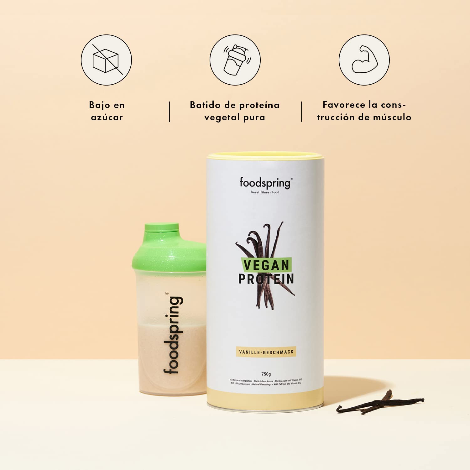 Foodspring Vegan Protein Vanilla 750g