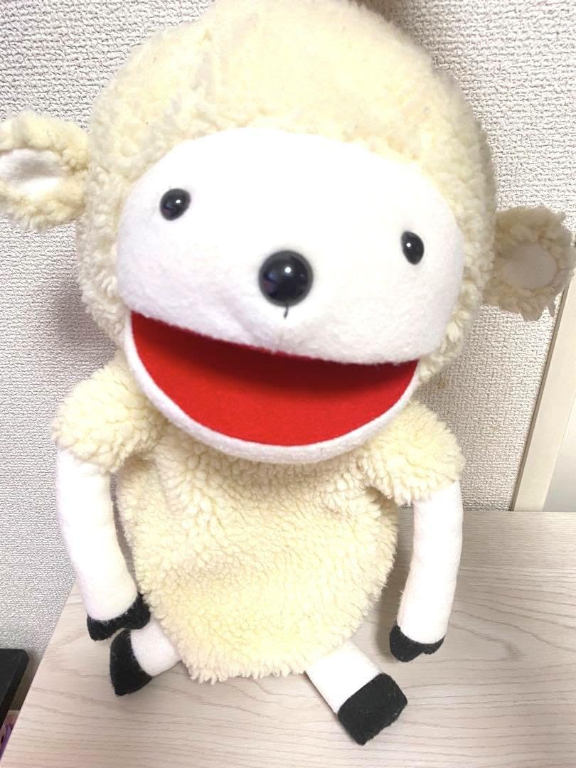 ヘーベルハウス　ラム君　ぬいぐるみ　パペット　エプロン　美品　レア　製造終了 Amazon.co.jp: ヘーベルハウス ラム君 パペット人形 ラムくん