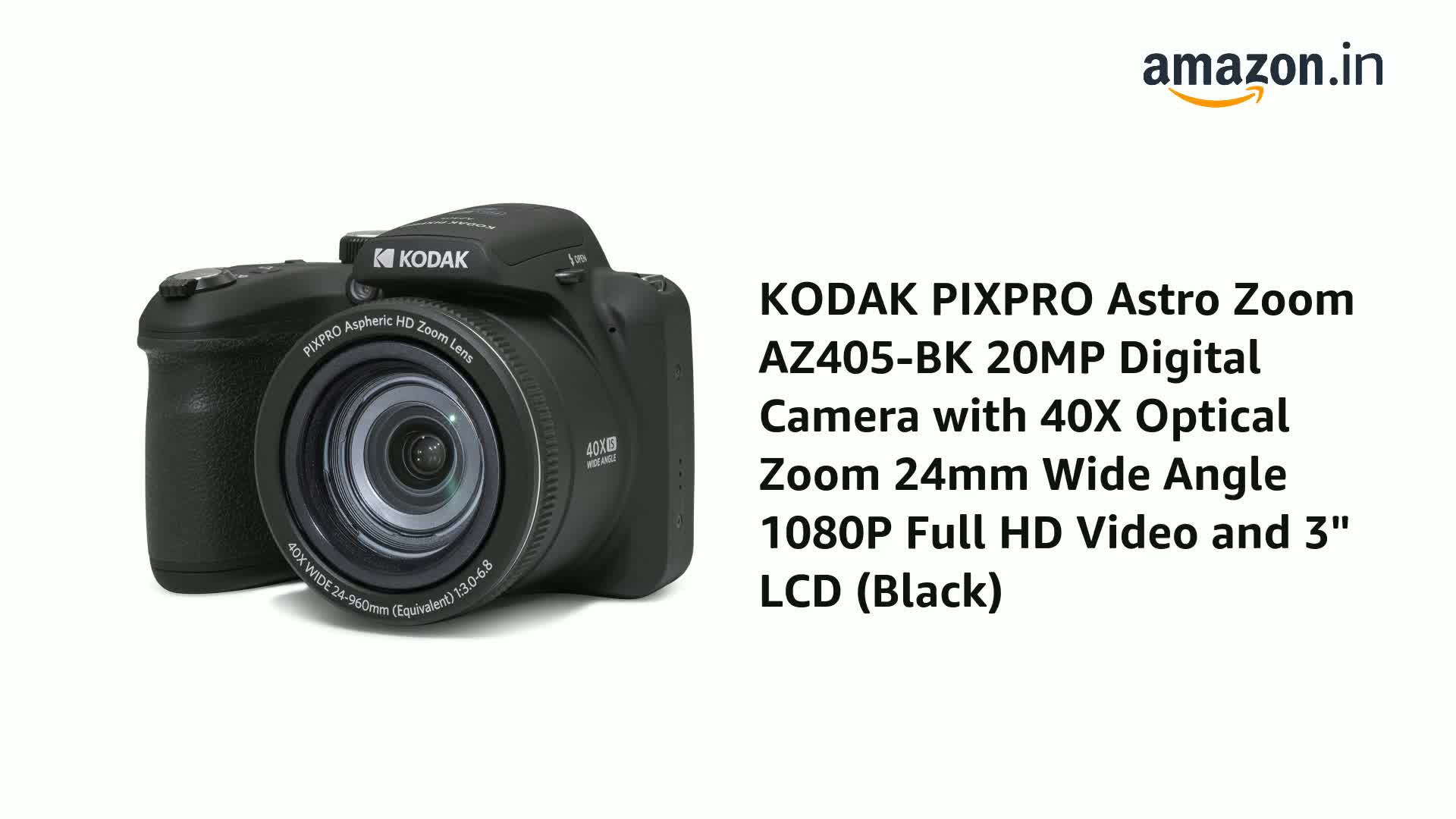 Kodak PIXPRO AZ405-BK 20MP Digital Camera