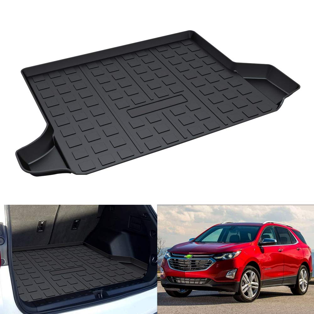 Mixsuper Custom Fit Cargo Liner for 2018-2023 Chevrolet Equinox/GMC Terrain Trunk Mat All Weather Anti-Slip Rear Trunk Liner Cargo Mat Black