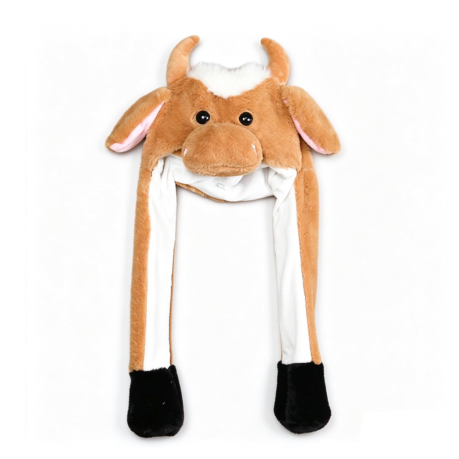 Hifot Animal Hat with Moving Ears Kids Adults, Plush Animal Moving Ears Hat