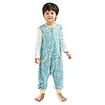 WONDAY Toddler Sleep Sack with Feet, 0.5 Tog Sleeping Sacks for Walking with Legs 12-18 Months 2T