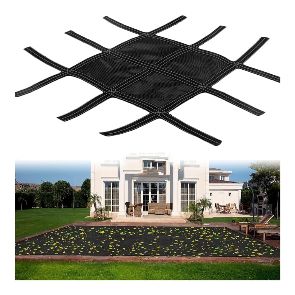 Bache piscine creusée anti-feuilles 2x3m et bâche à bulles pour réduire le nettoyage du bassin