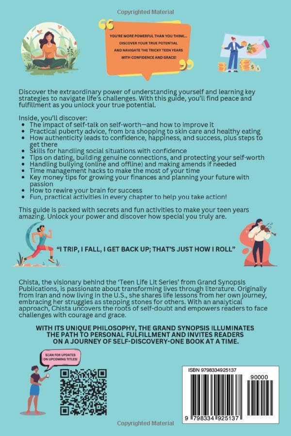 TEEN GIRL'S EMPOWERING JOURNEY: LIFE SKILLS FOR SUCCESS: AN INTERACTIVE GUIDE TO EMOTIONAL RESILIENCE, MONEY MANAGEMENT, CYBERSECURITY, AND BEYOND (TEEN LIFE LIT SERIES) - Image 2