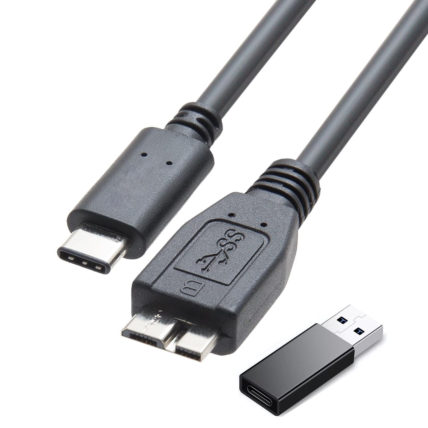 Amazon.com: 2IN1 External Hard Drive Cable 1.6FT,Super Speed Micro