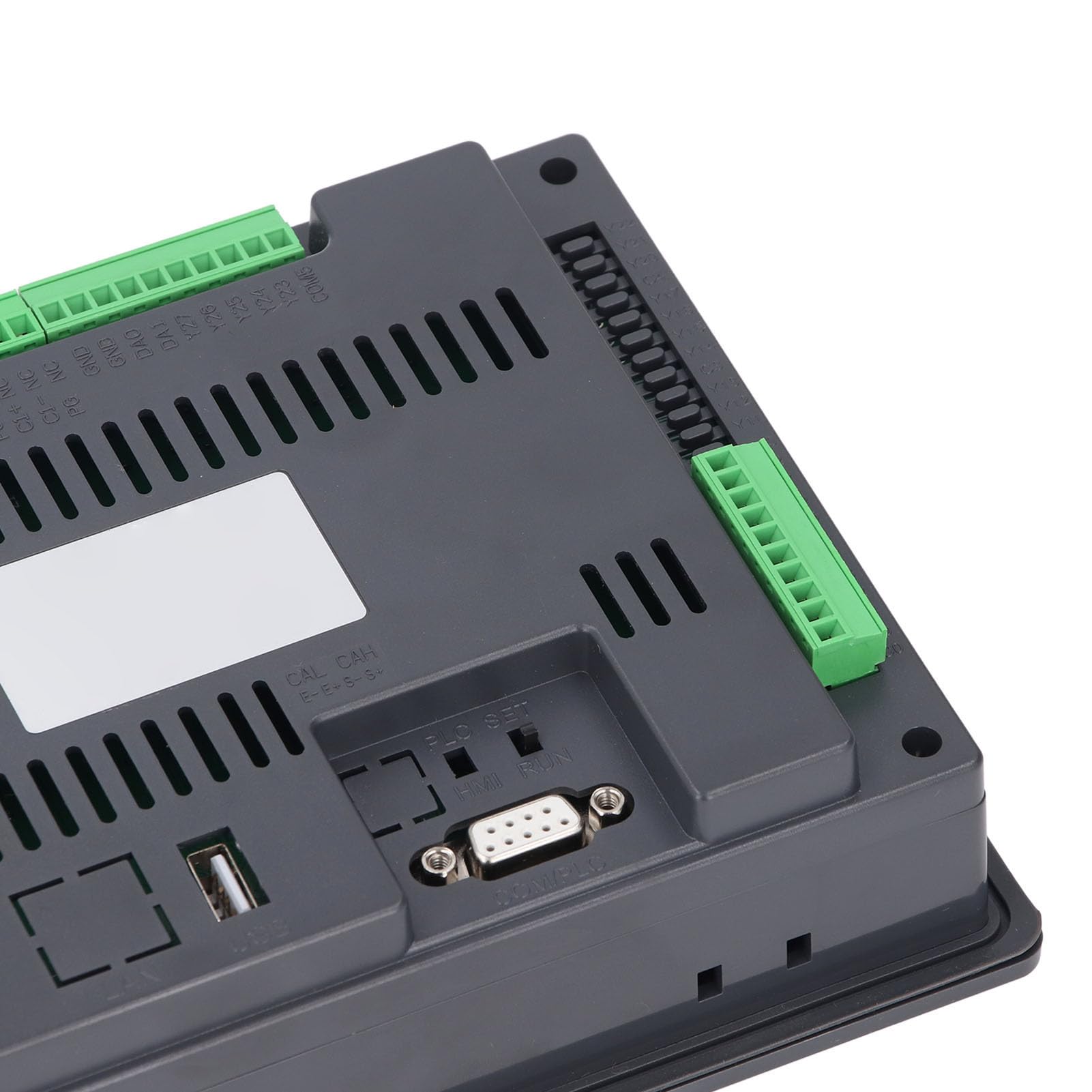 Controllore logico programmabile PLC con display LCD TFT da 7 pollici, monitor touchscreen HMI, scheda di controllo PLC, 800x480px, DC24V, 5A, uscita relè 12in 8out