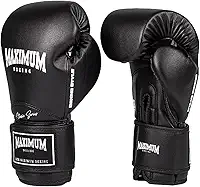 Luva de Boxe Muay Thai Kickboxing Maximum New Classic Black