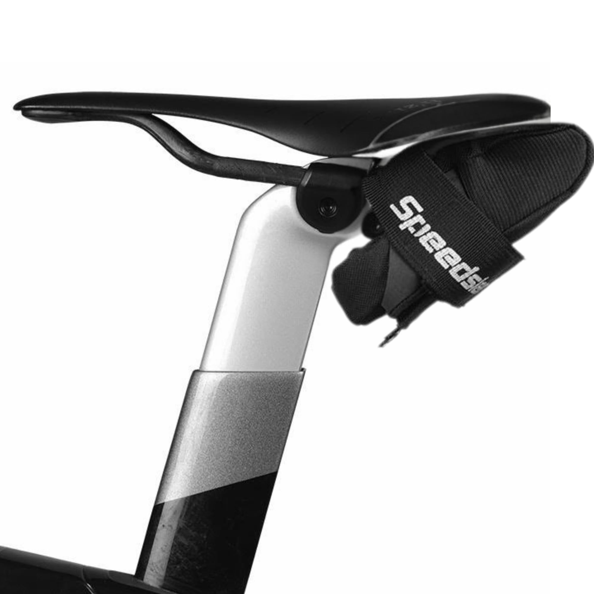 SpeedSleev Ranger 2.0 – Pro-Level Bike Saddle Bag for MTB &amp; Gravel Riders – Ballistic Nylon Construction – Ultra-Stable Storage – Waterproof Under Seat Pack – Large – Black
