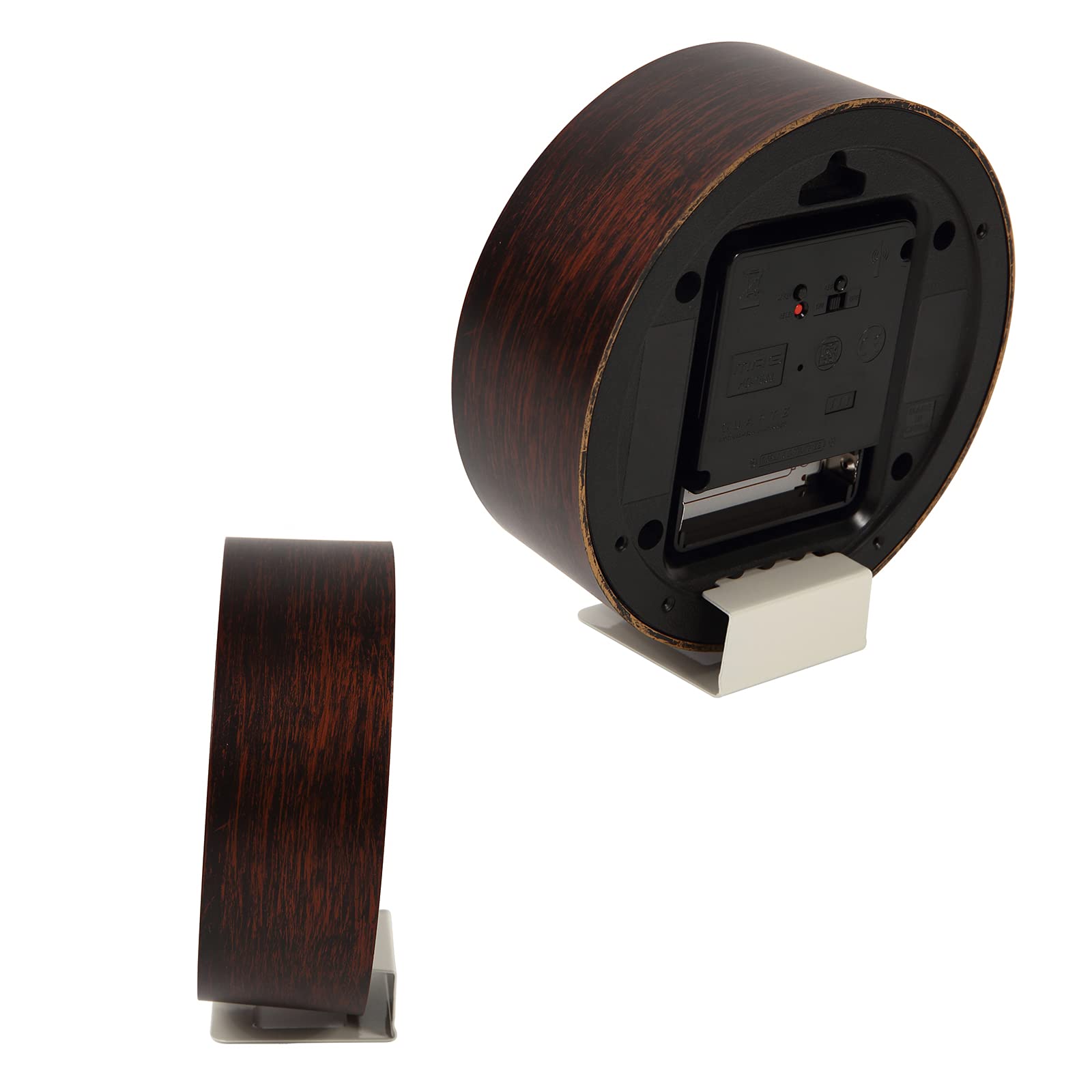 Amazon.co.jp: MAG(マグ) 置き時計 電波 アナログ インテリア 静音