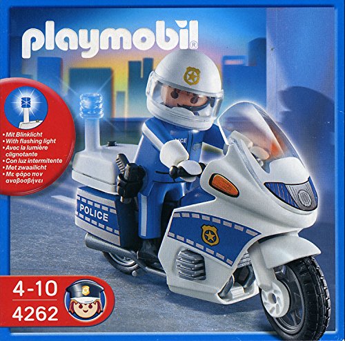 Playmobil - Policía Moto De Policía (4262)