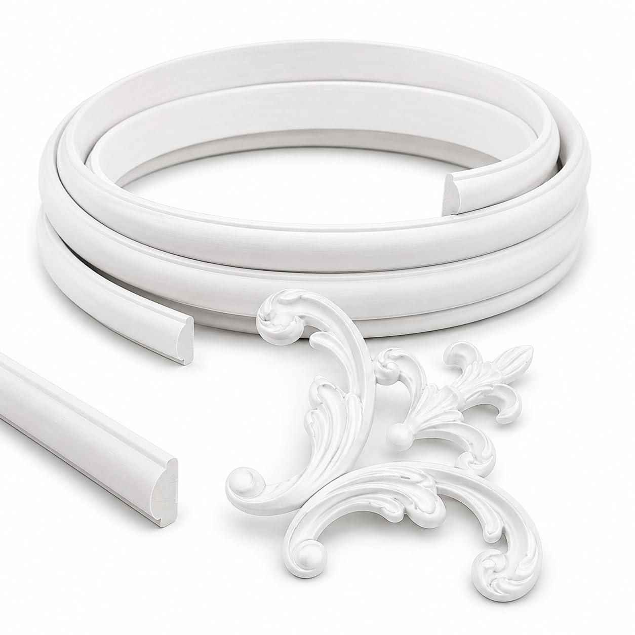 Listew Sztukatorskich Ornamenty Ścienne Do Mebli Rzeźbione, Narożne 10cmx10cm,10m