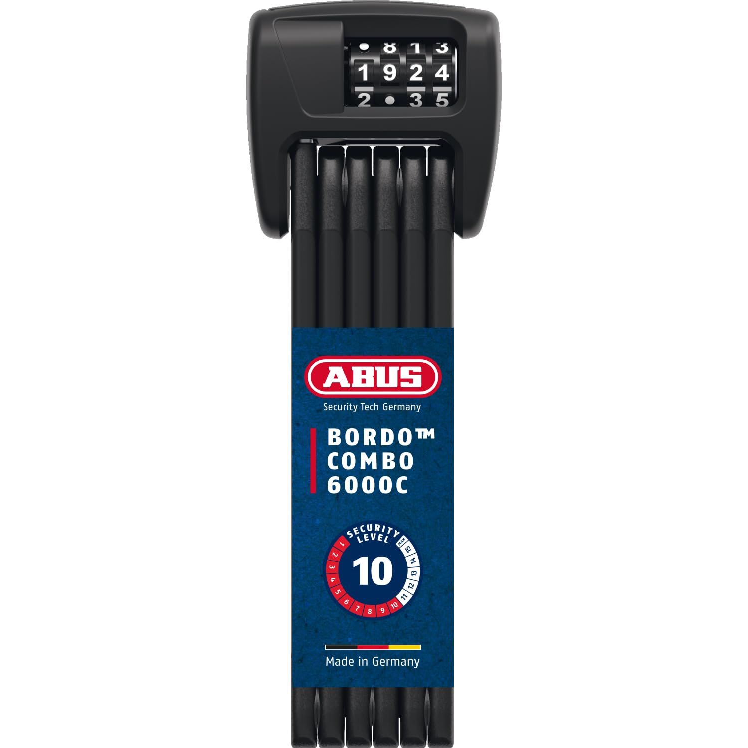 ABUS Faltschloss Bordo 6000C mit SH-Schlosshalter
