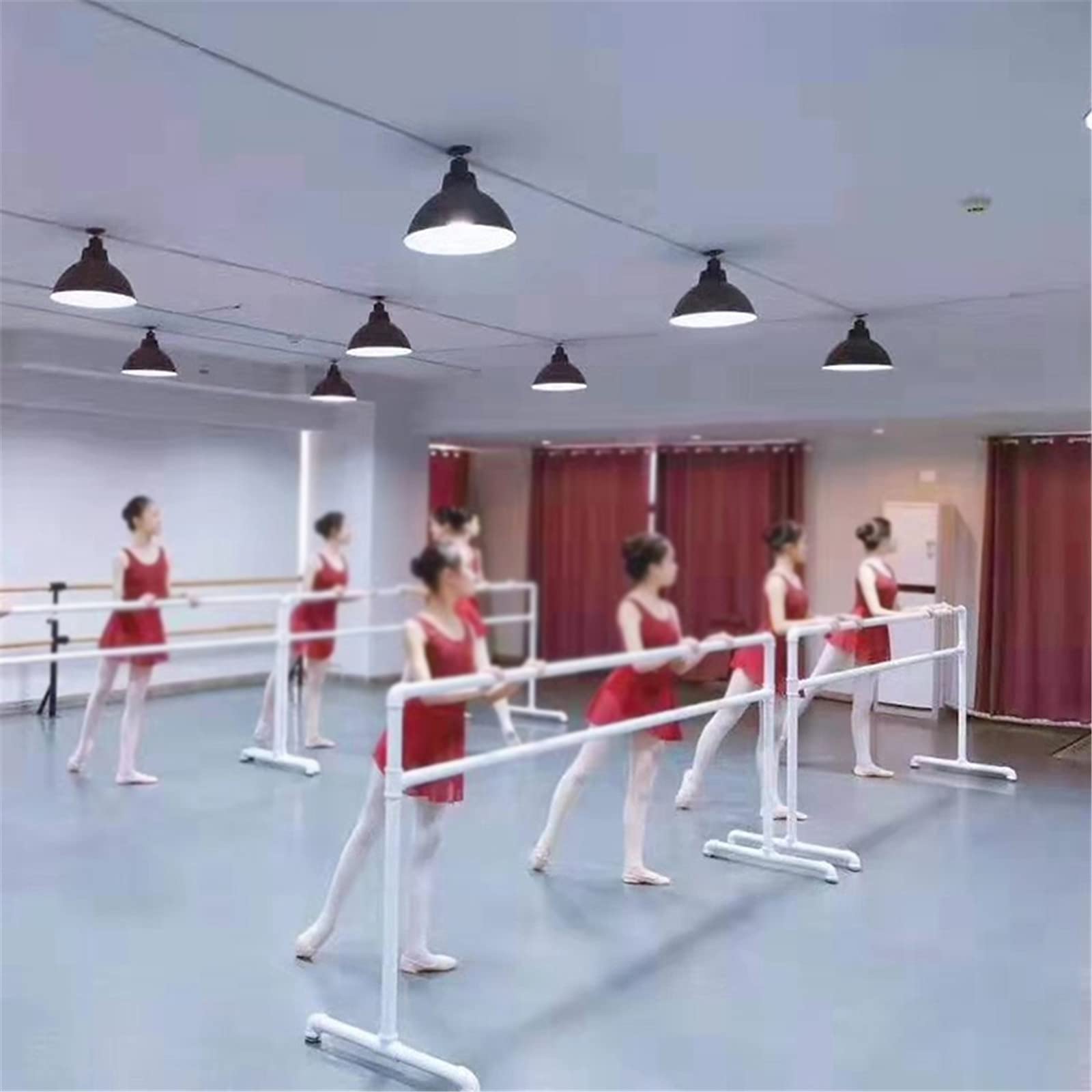 Sbarra da Balletto Regolabile Indipendente da Esterno, Sbarra da Balletto Portatile per la casa, Bambini, Adulti, per Stretching, Equilibrio, Danza o Esercizio Fisico (Dimensioni: 100 cm, Colore: A)