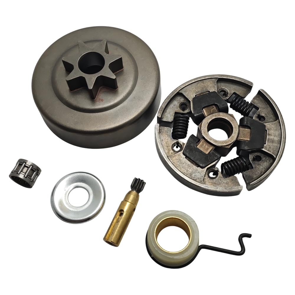 Kit De Engranaje Tornillo Sin Fin Tambor Embrague, 325 ", 7T, Compatible con Convient pour 017 018 MS170 MS180 170 180 021 023 025 MS210 MS230 MS250, Pieza Motosierra | 018 MS170 MS180 170 180 021 023 025 MS210 MS230 MS250