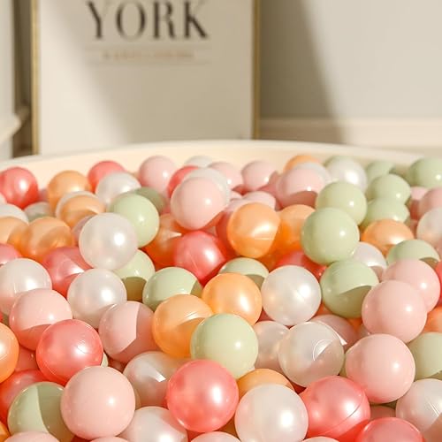 Miniatura 5 de TRENDPLAY Bolas de plástico para hoyo de pelotas, 100 unidades, bolas de juguete para niños, bolas de juguete para fiestas de cumpleaños, juegos,