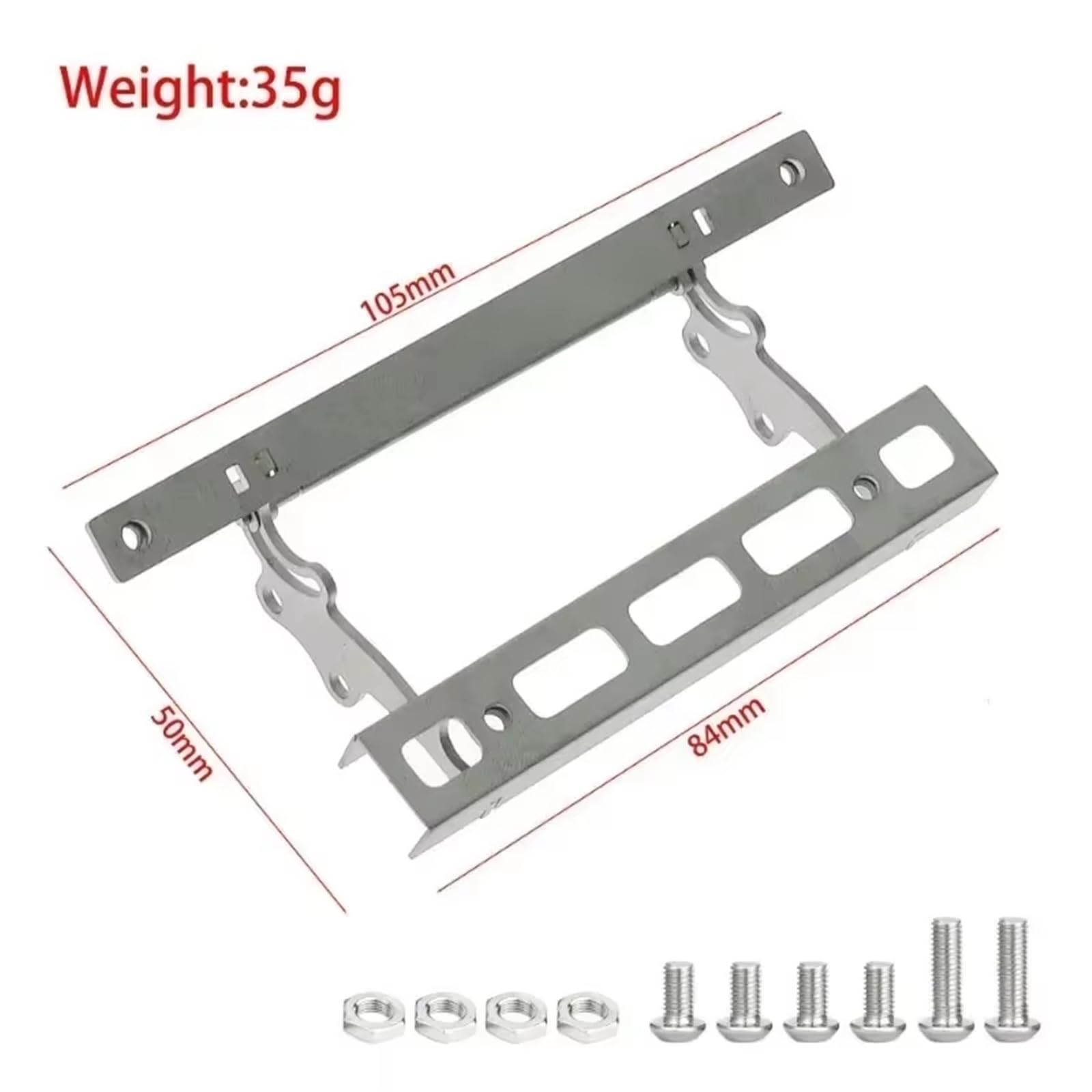 para Tamiya 770S 1/14 RC Soporte Giratorio Delantero Bisagra Abatible