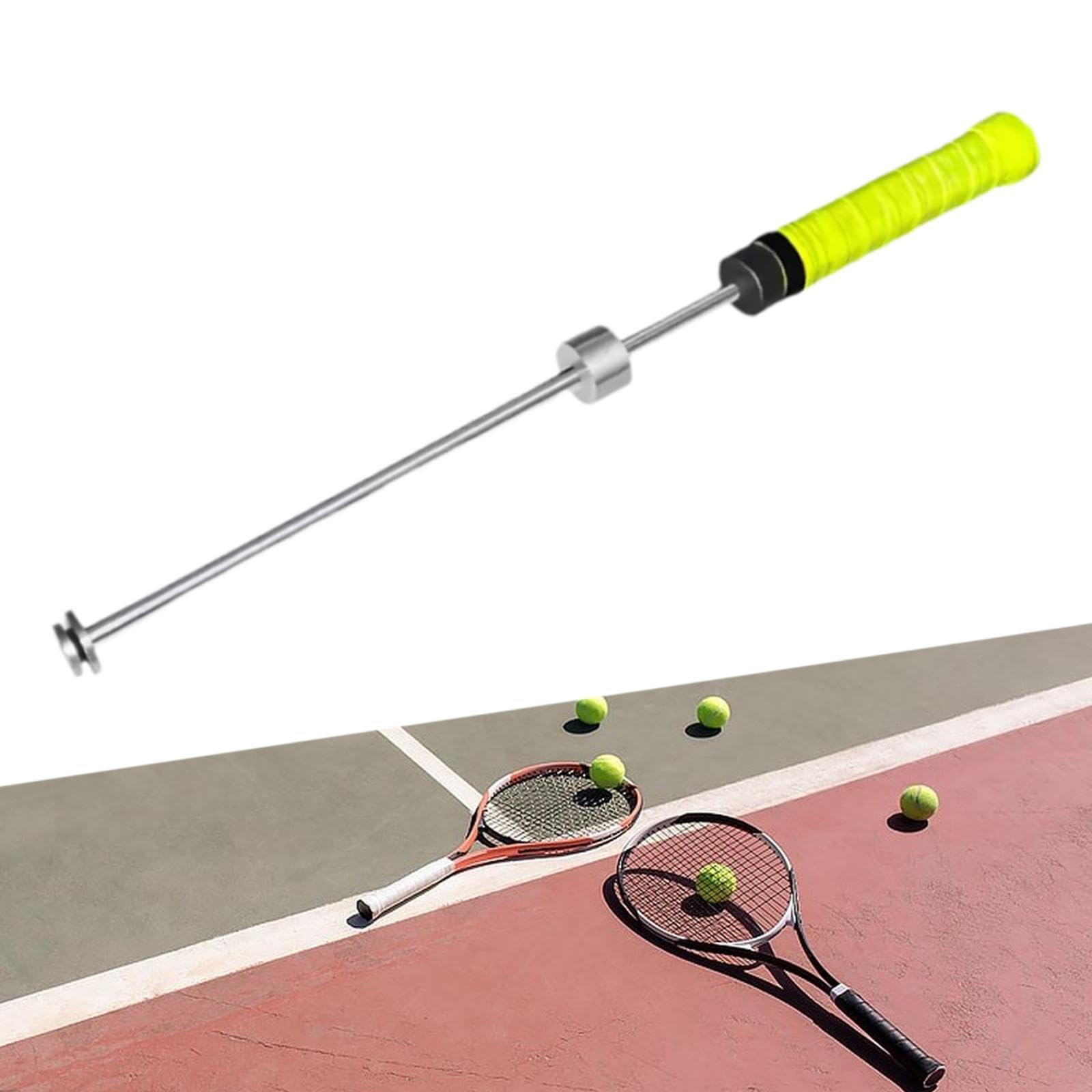 Homyl Tennis Swing Bastone Allenamento Tennis Postura Correttore Allenatore Swing con Sonoro Funzione Elasticità Adatto per Principiant
