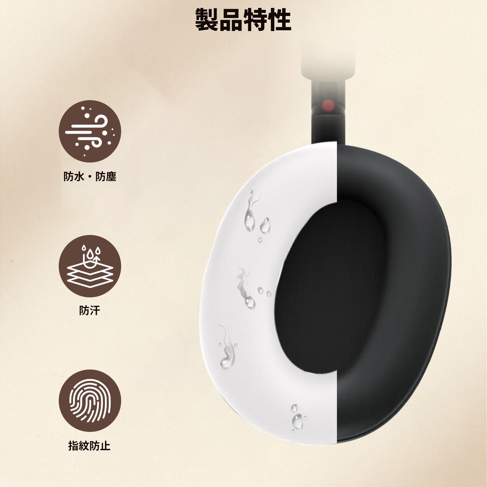 Amazon | For ソニー(SONY) WH-1000XM6 用 ケース カバー KONXISA