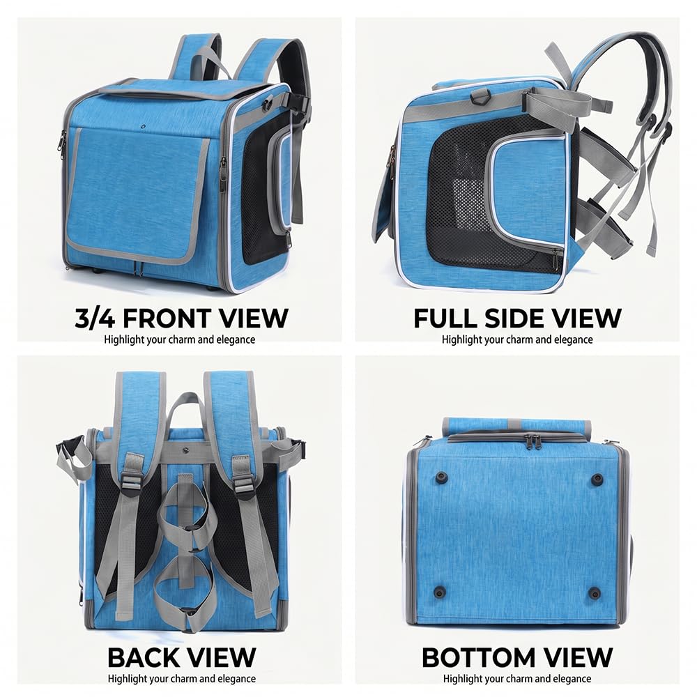 Borsa da trasporto per animali domestici di alta qualità per il controllo degli accessi Cult Devotion 2018-2026, cestino staccabile per manubrio della bicicletta, elegante stile minimalista