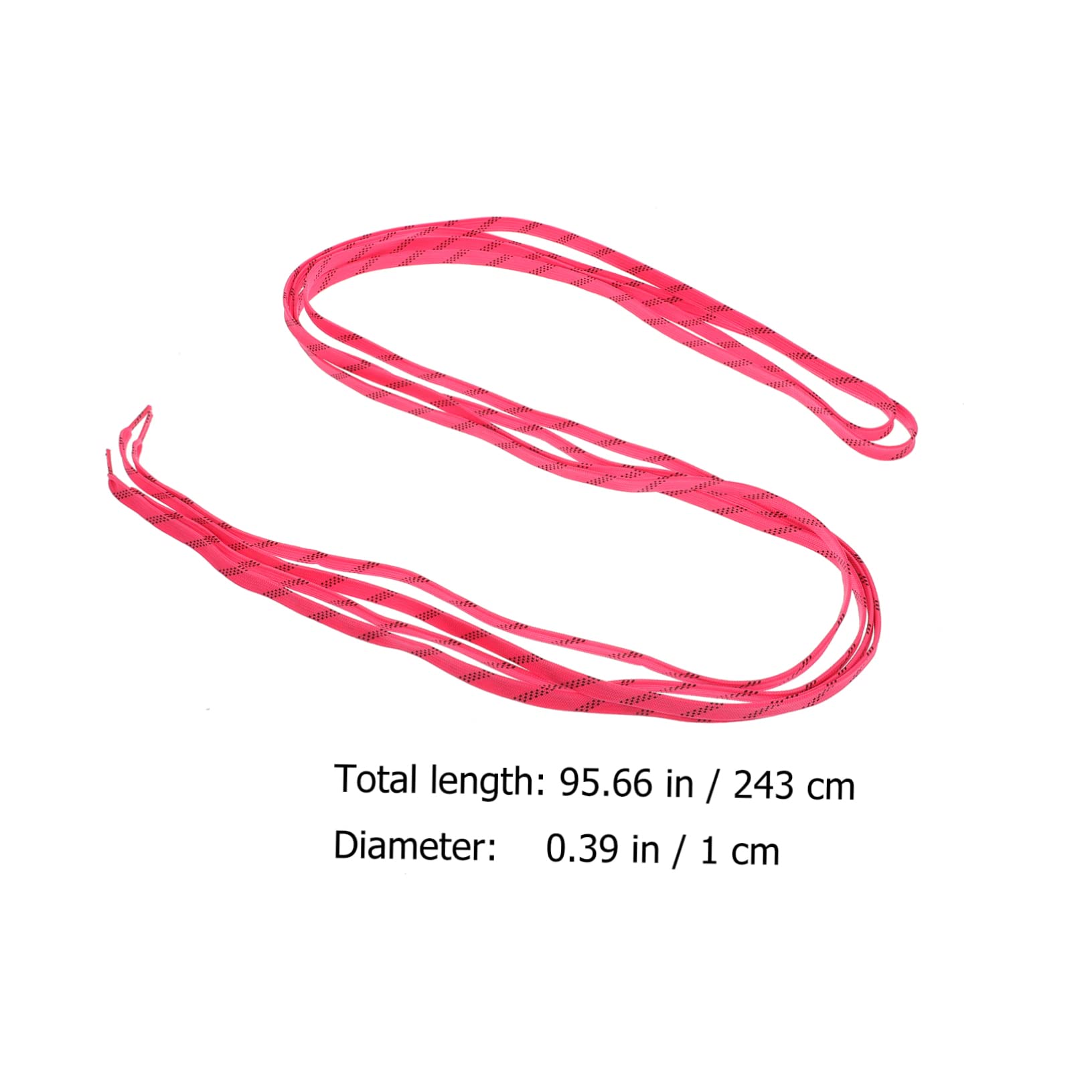 PACKOVE 3 Pairs Skating Shoelaces Waxed Ice Skates Laces Polyester Laces for Roller Skates