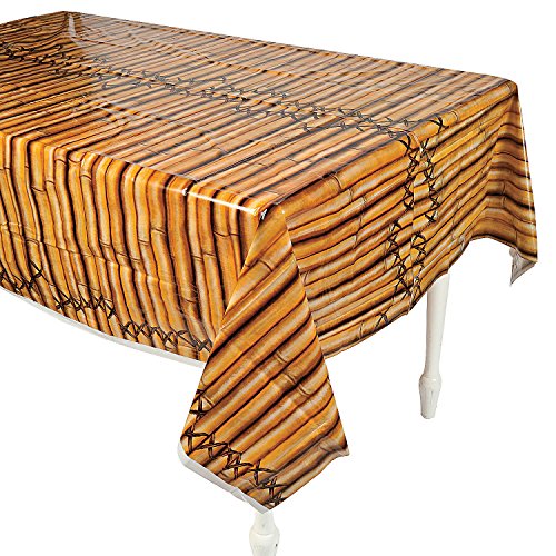 Fun Express Bamboo TABLECOVER - Party Supplies - 1 Piece Fun Express Bamboo TABLECOVER - Party Supplies - 1 Piece