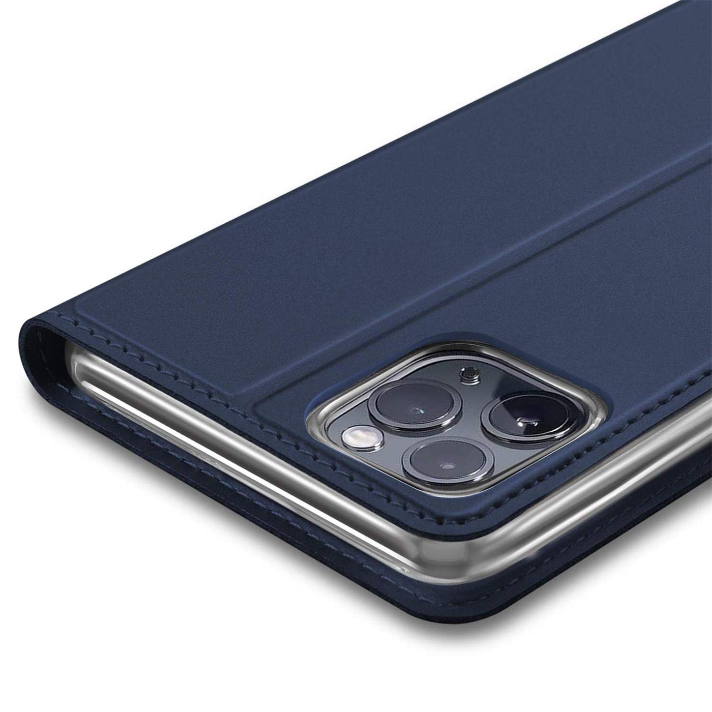 Verco Case compatible with iPhone 13 Pro Max, Flip Wallet Cover with Magnetic Closure for iPhone 13 Pro Max Phone Case - blue - Image 4