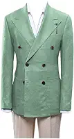 Blazer masculino transpassado com lapela e lapela slim fit para casamento, negócios, casual, esportivo