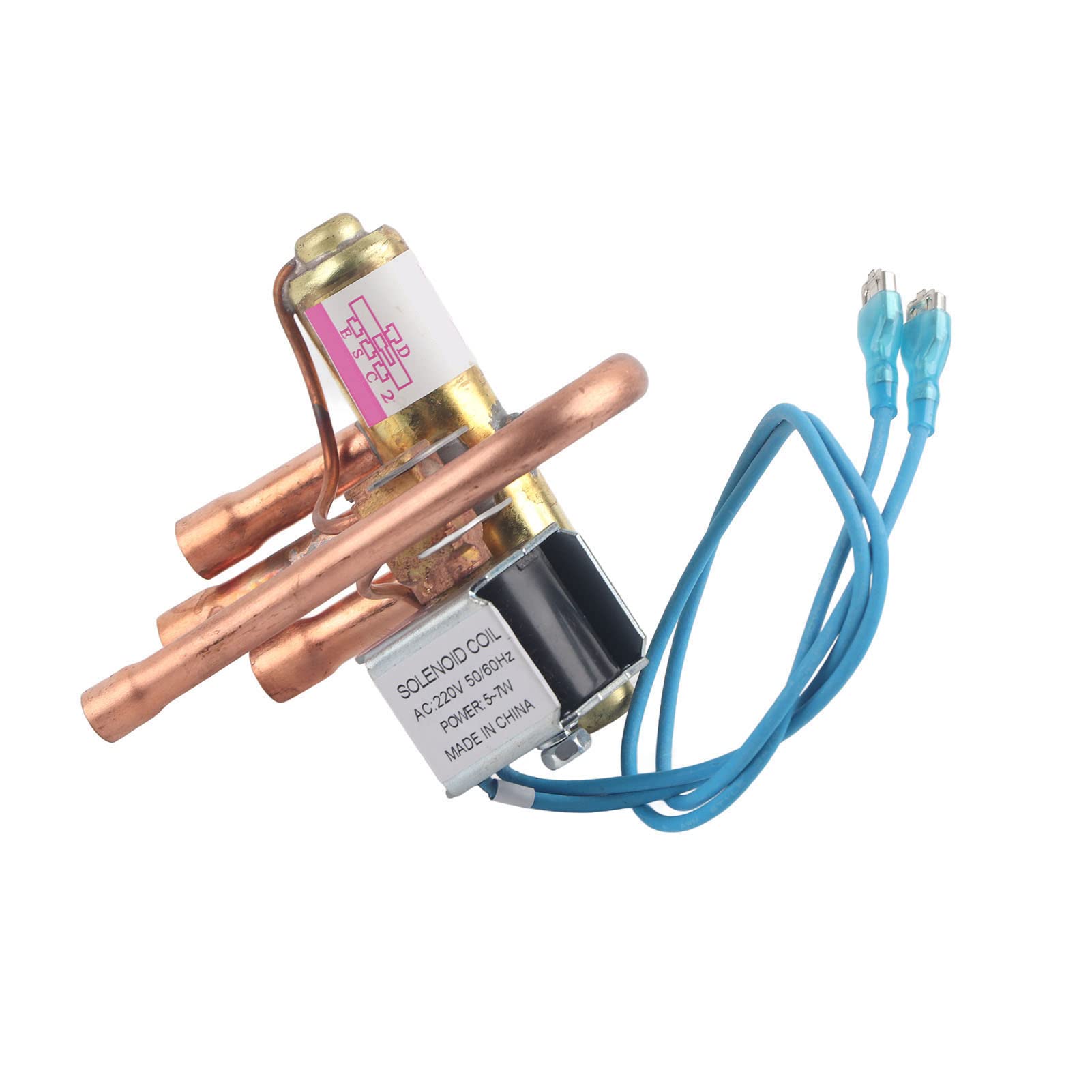 Haofy Valvola di Inversione a 4 Vie, Valvola Reversibile per Aria Condizionata Pompa di Calore Servizio di Refrigerazione Accessorio di Manutenzione (1P)