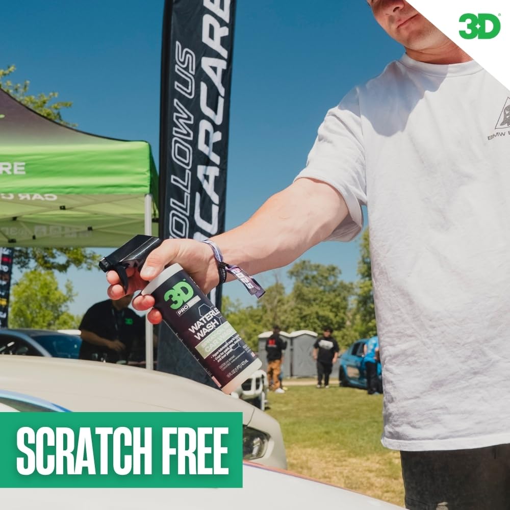 3D Waterless Car Wash - Easy Spray Waterless Detailing Spray - No Soap or Water Needed - Great — view 5