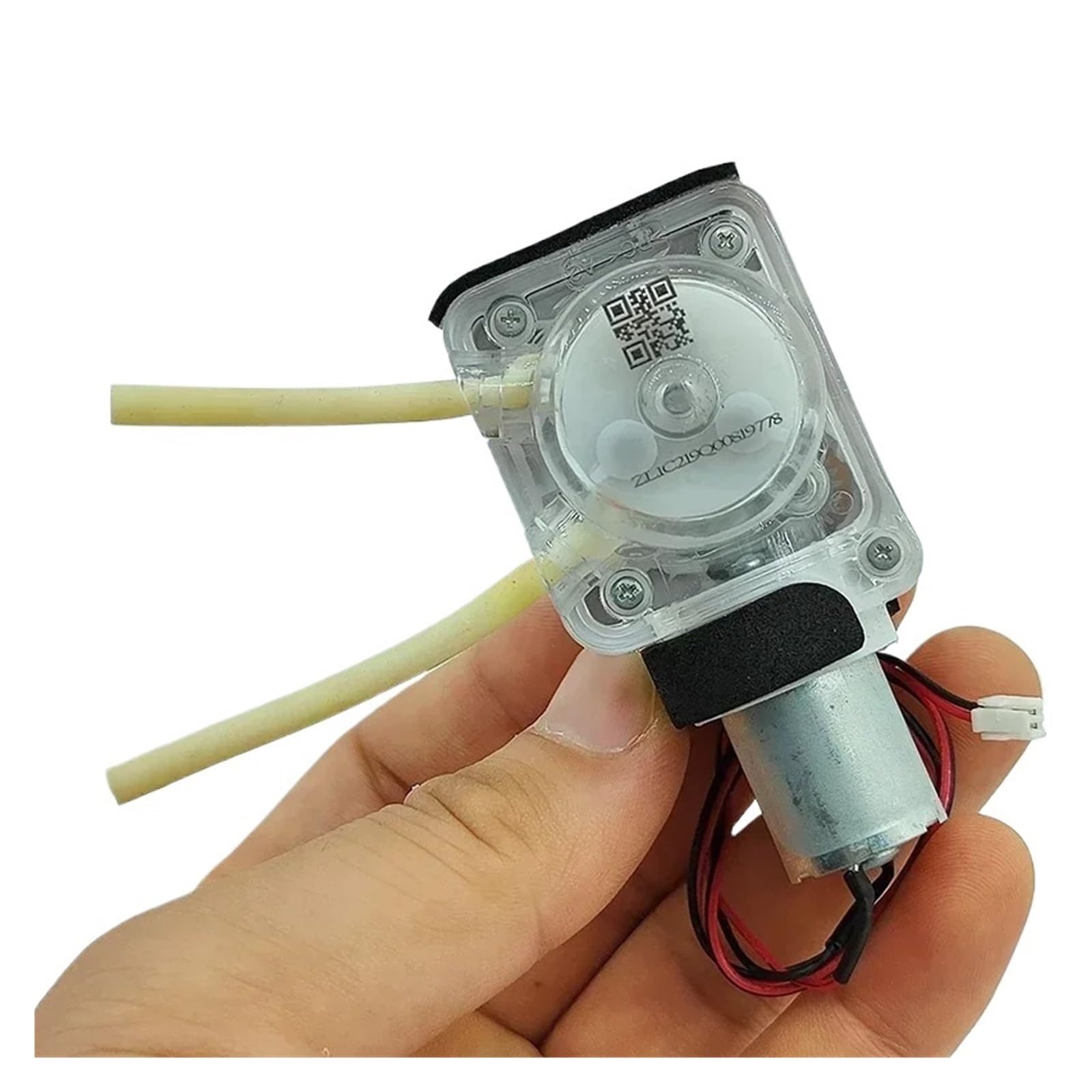 Lloopk Dc3.7v Peristaltic Pump, Dc 3V 3.7V 5V Small Mini Peristaltic Dosing Pump Self-Priming Liquid Aquarium Lab Reversible Metering