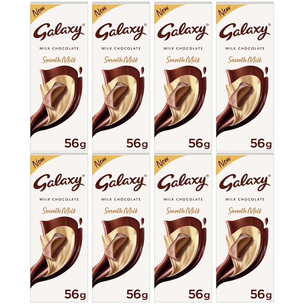Buy Galaxy Smooth Milk Chocolate Pack Pack of 8 Silky Smooth