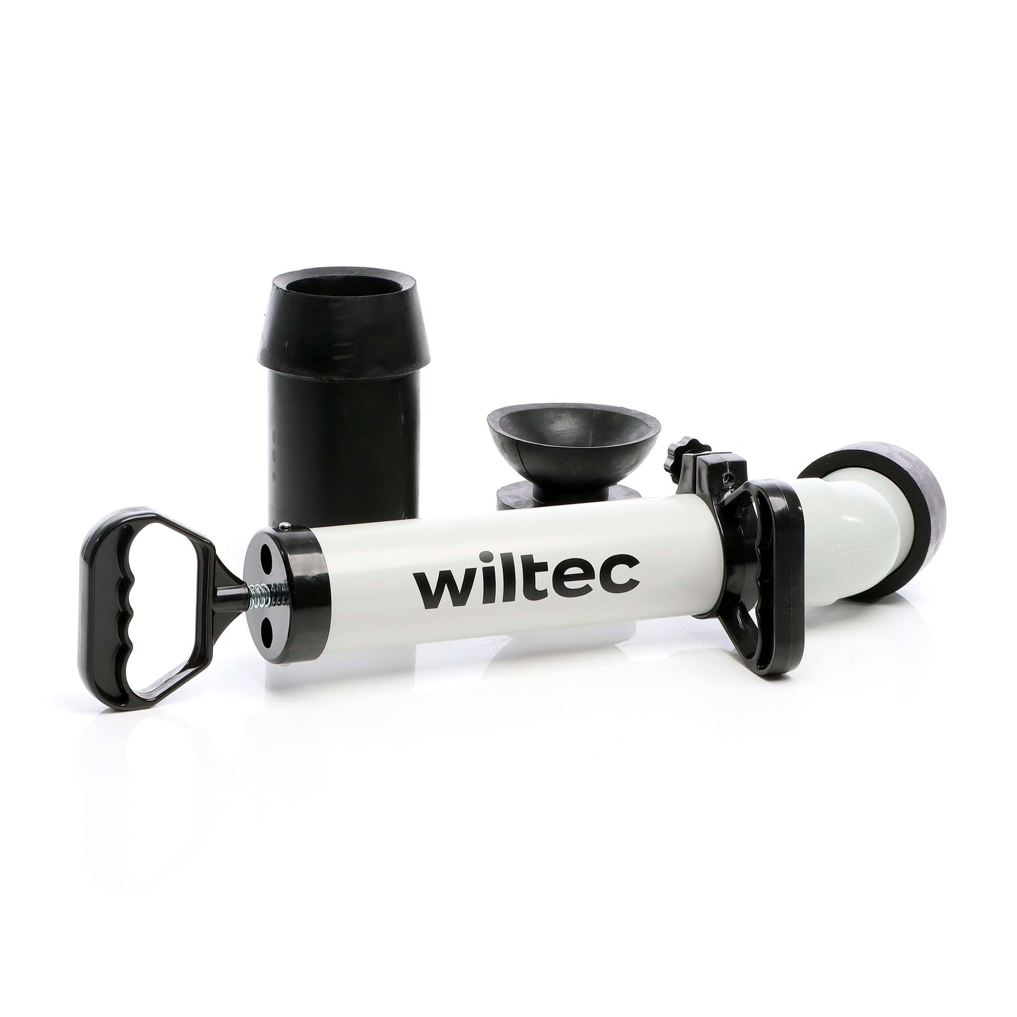 Wiltec White High-Pressure Pipe-Cleaning Pump For Quick Cleaning Of Pipes Drain Cleaner For Bath & Toilet
