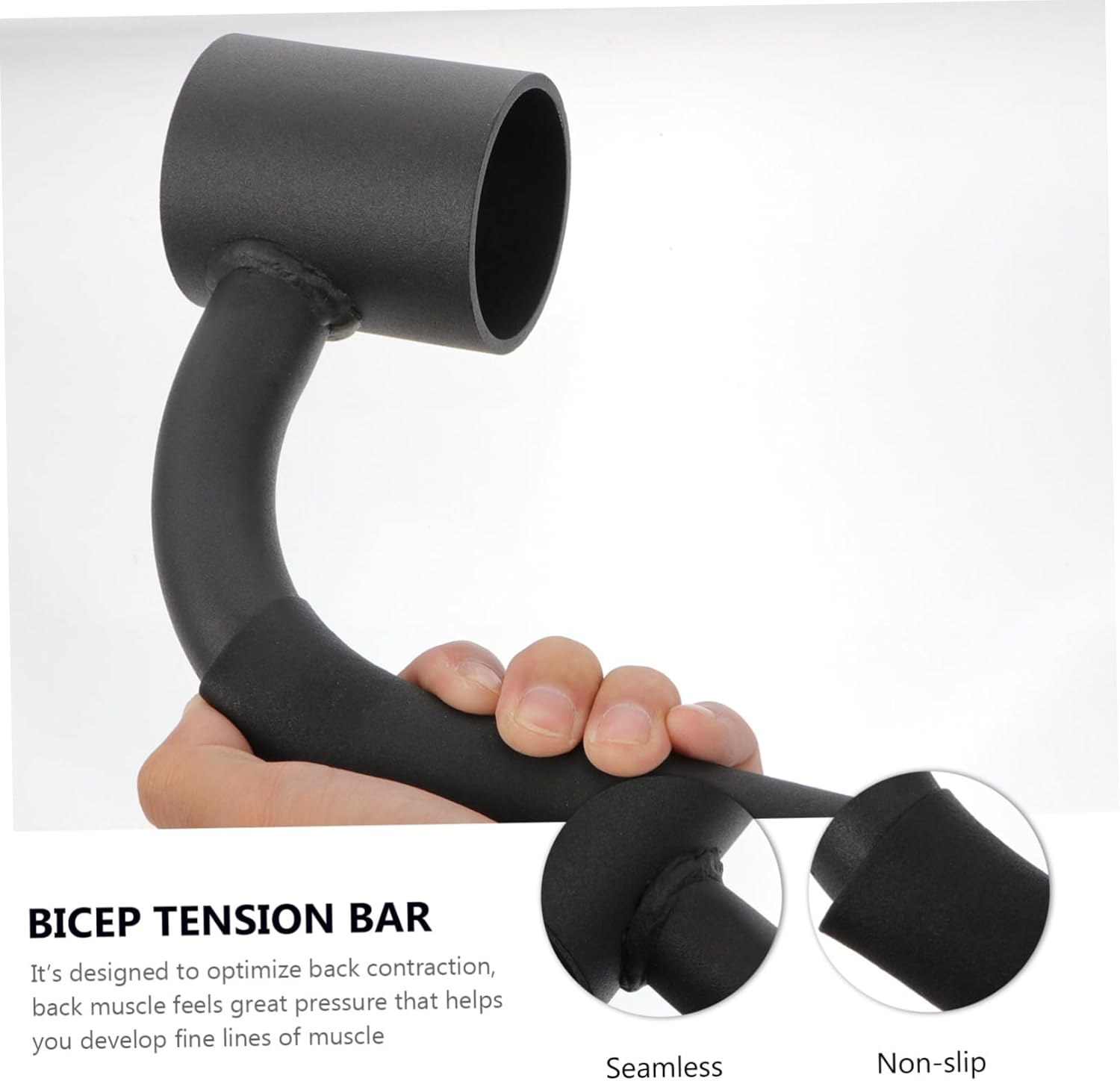 Practical Workout Bar Back Pulling Equipment Barbell Handle for Gym Accessory