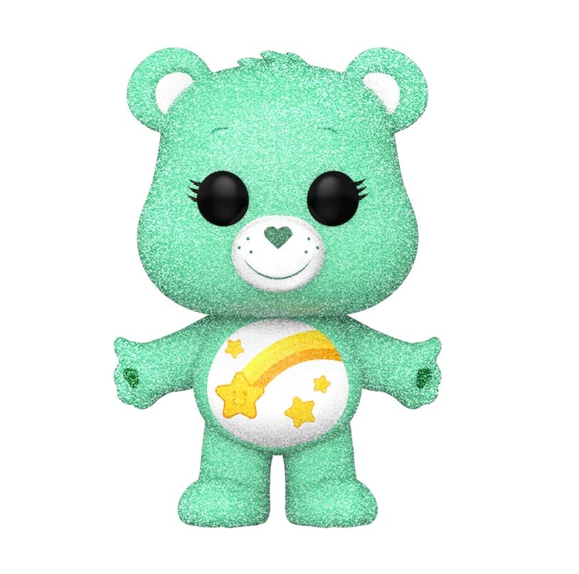 Funko POP! Animation: Care Bears 40th Anniversary - Wish Bear Diamond Bundled with a Byron's Attic Pop Protector - Image 2