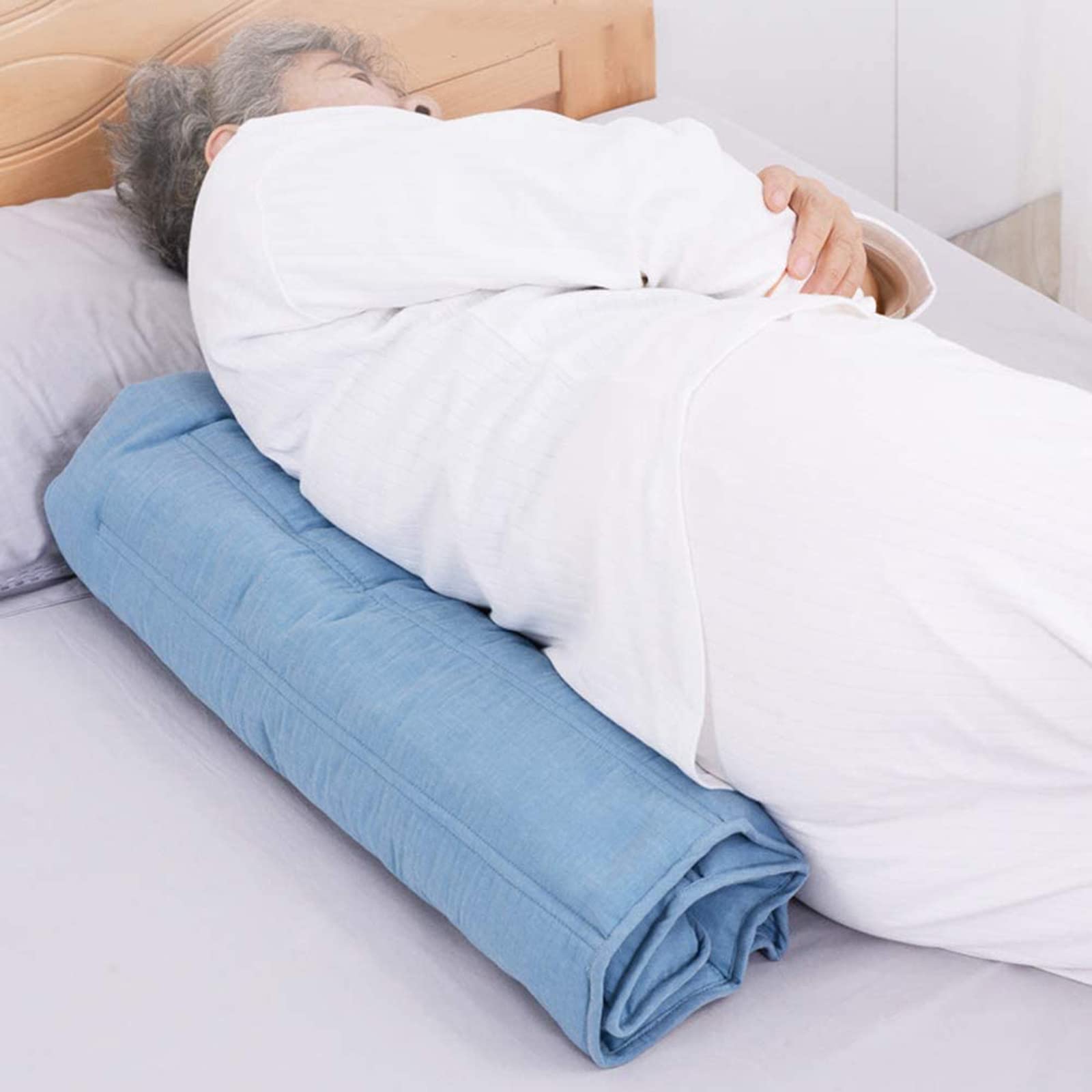 Colchón de Aire antiescaras para el Cuidado del Paciente, para Dolor de Espalda y glúteos, reclinable, con Tiras de Gamuza de Media Longitud, ayudas