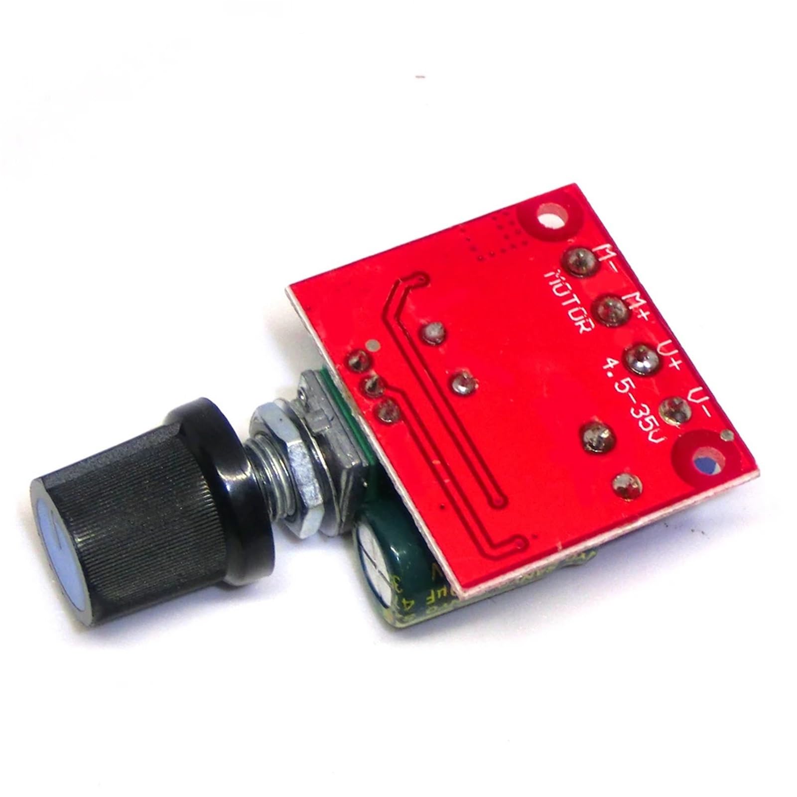 Módulo Controlador de Velocidad de Motor Mini 5A 90W PWM 12V CC, regulador de Velocidad Ajustable de 4,5 V a 35 V CC, Interruptor de 24 V