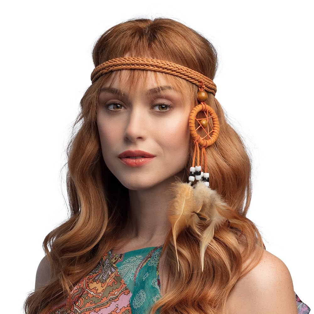 Boland 44569 - Traumfänger Stirnband für Kostüm und Party, Haarband für Faschingskostüme, Mottoparty oder Karneval