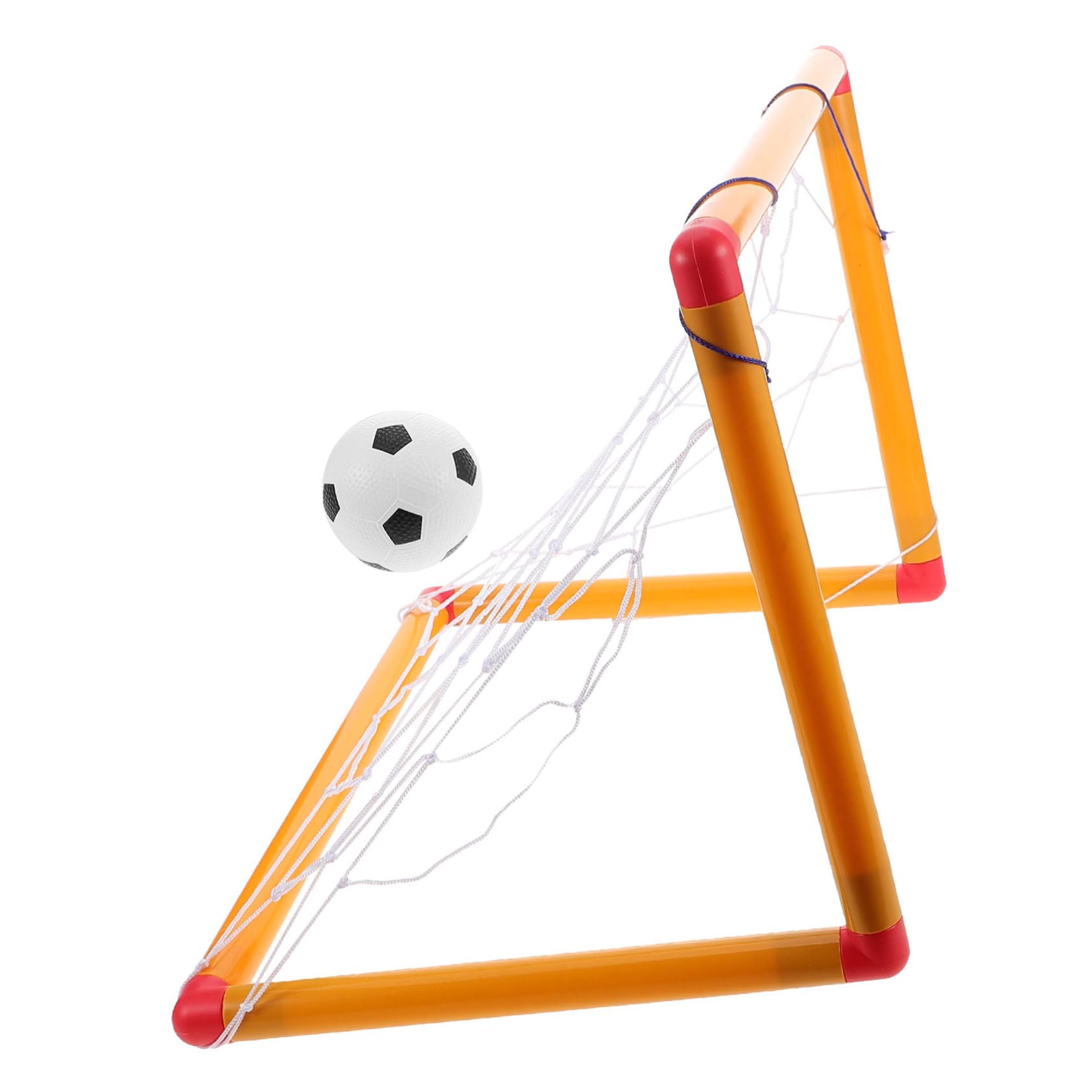 BESTonZON Portable Soccer Goal Set 1 Set Outdoor Mini Football Gate Boys and Girls Training Equipment Soccer Net for Boys and Girls Backyard Practice Goals