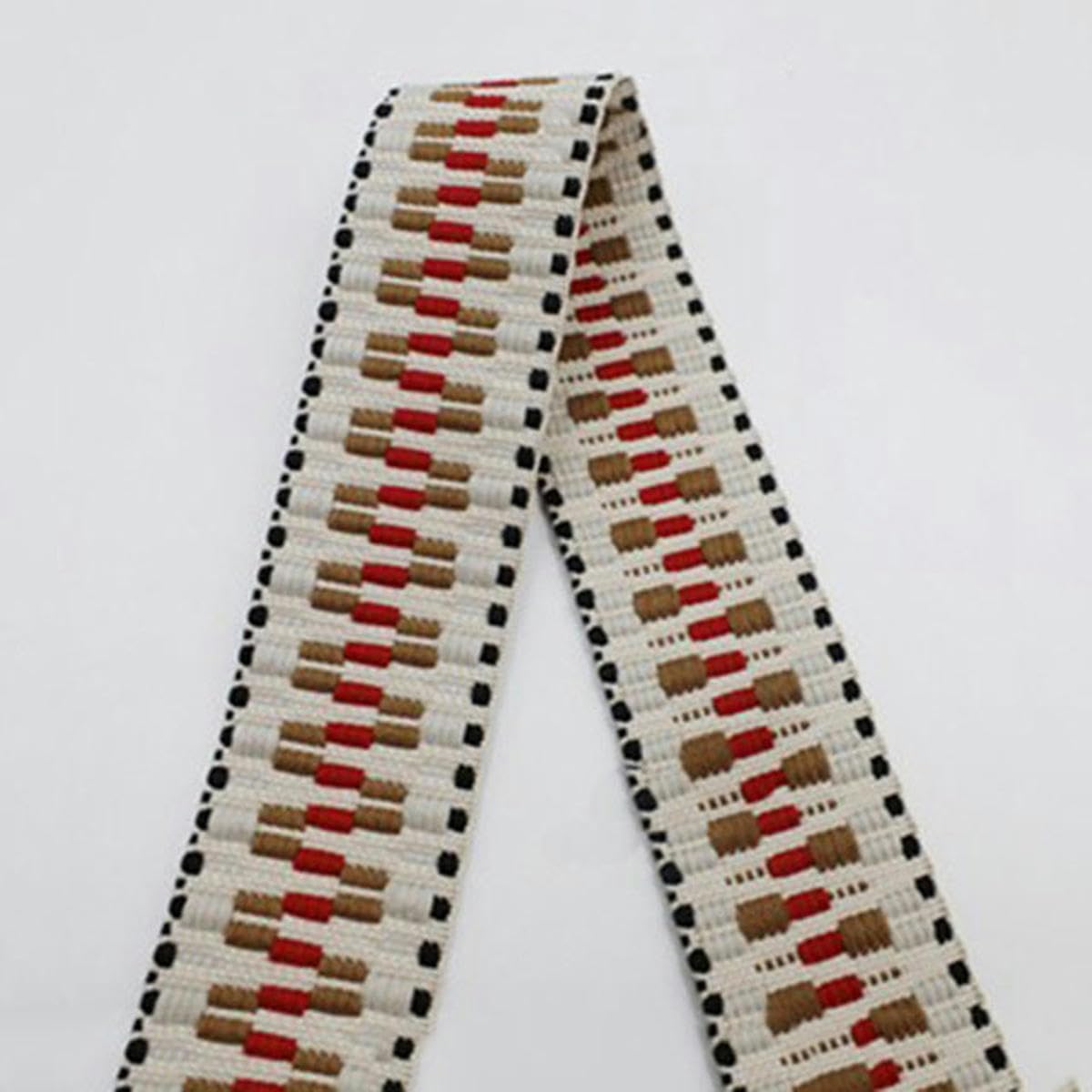 Yueton Nastro Jacquard Etnico Ricamato 4,5 Metri – Larghezza 5 Cm, In Poliestere, Per Cucito, Cinture E Fasce