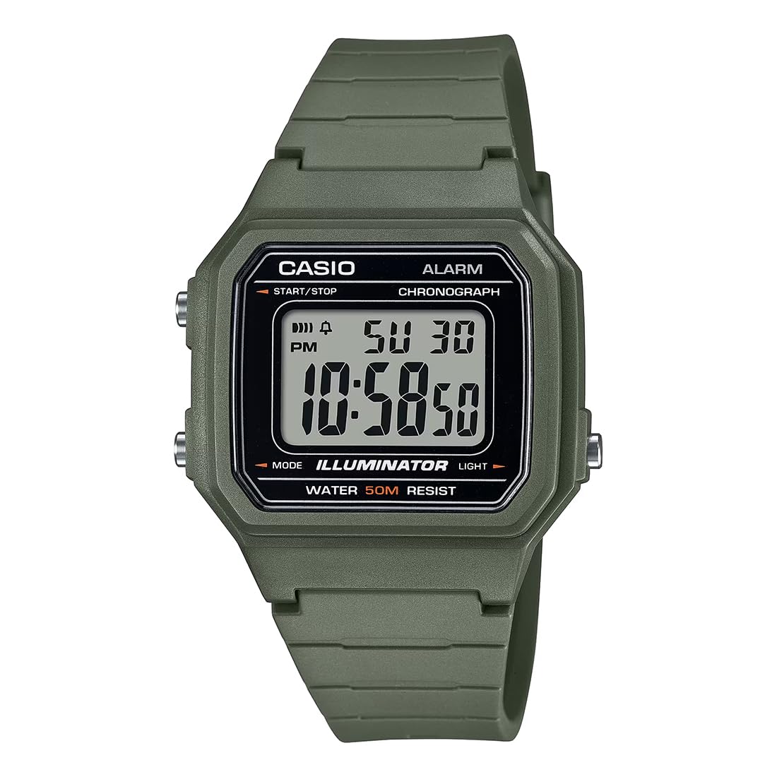 Casio Youth Digital Black Dial Unisex W-217H-3AVDF (I130) (B0D3Y3C6N5) Amazon Price History, Amazon Price Tracker
