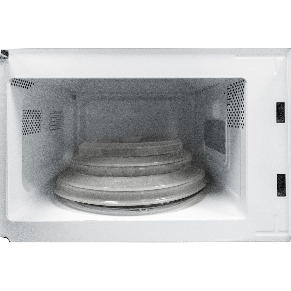 NERTHUS FIH 1305 Tapa para Microondas de Silicona Transparente: Plegable, Elegante y Funcional