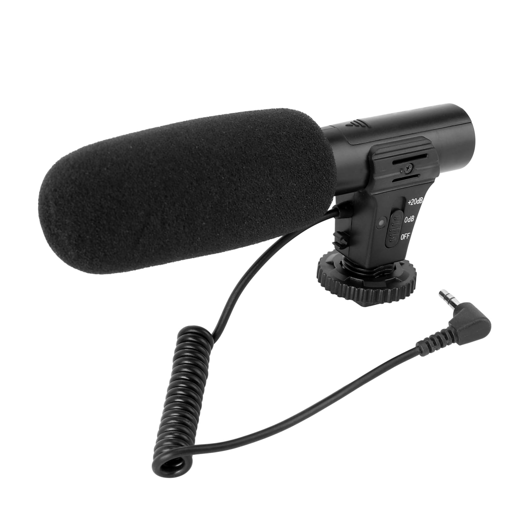 CIYODO Condenser Microphone for Camera Interview Mic Hz Low-Frequency Attenuation Heart-Shaped Feature