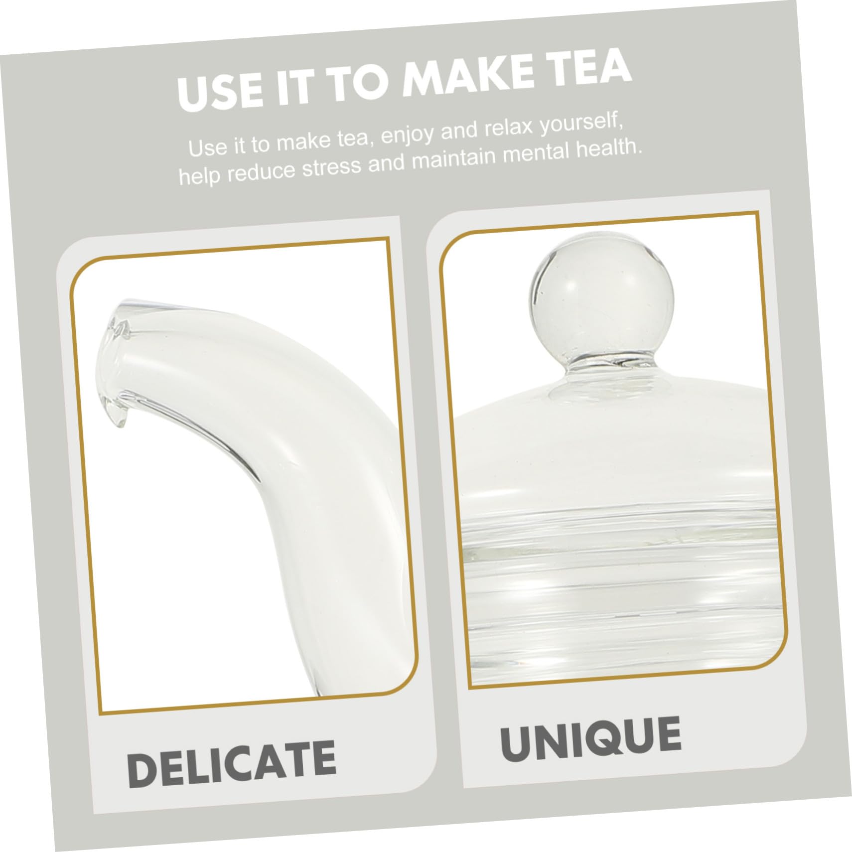 INOOMP Kung Fu Teeservice Glas Teekanne Mit Filter Hitzebeständig Für Zuhause Und Reisen Inkl 4 Tassen Und Stövchen
