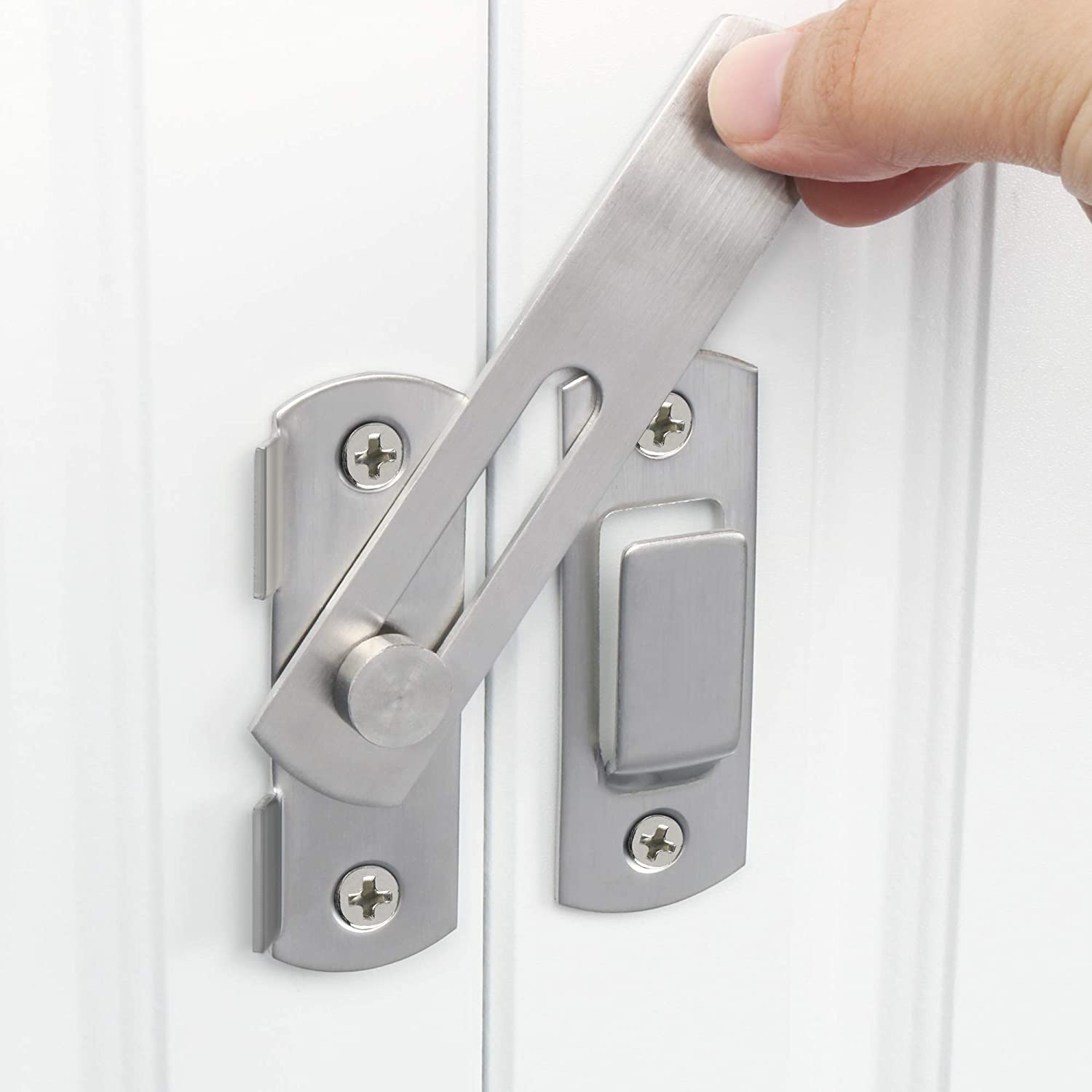 Buy Anugrah Stainless Steel Gate Latches, Door Holder Flip Latch Safety