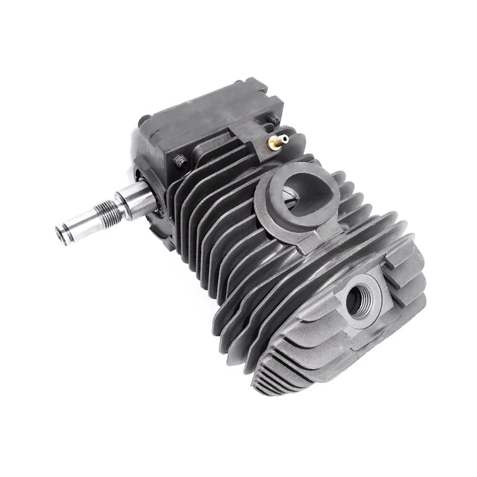 Conjunto de cilindro de 42,5mm apto for motosierras 023 025 MS230 MS250 | Con tapón de chispa y conector de cárter.