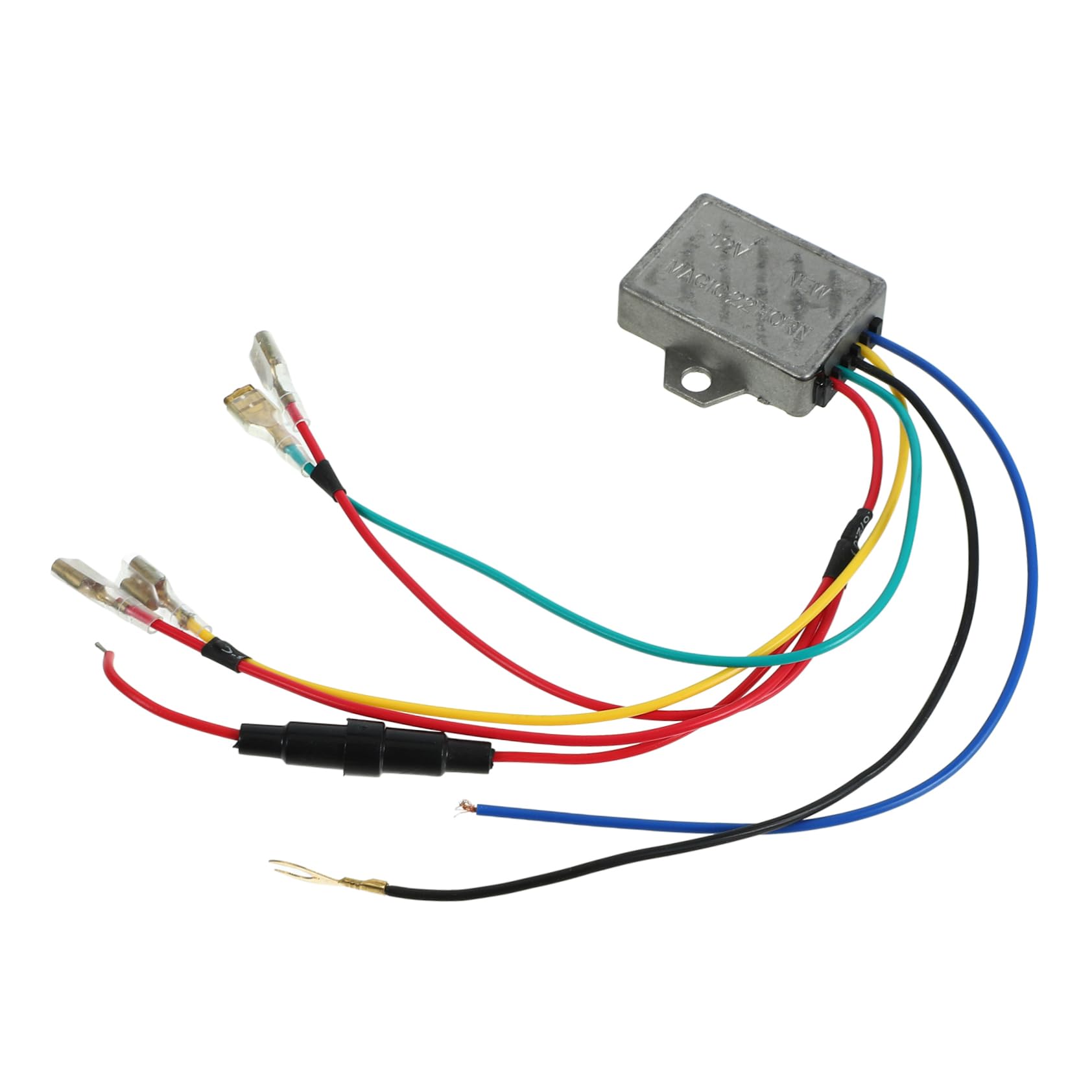 Holibanna Multi Wire Motorcycle Horn Regulator Controller Durable Construction Easy Installation Reliable Performance for Unique Riding Experience Compatible