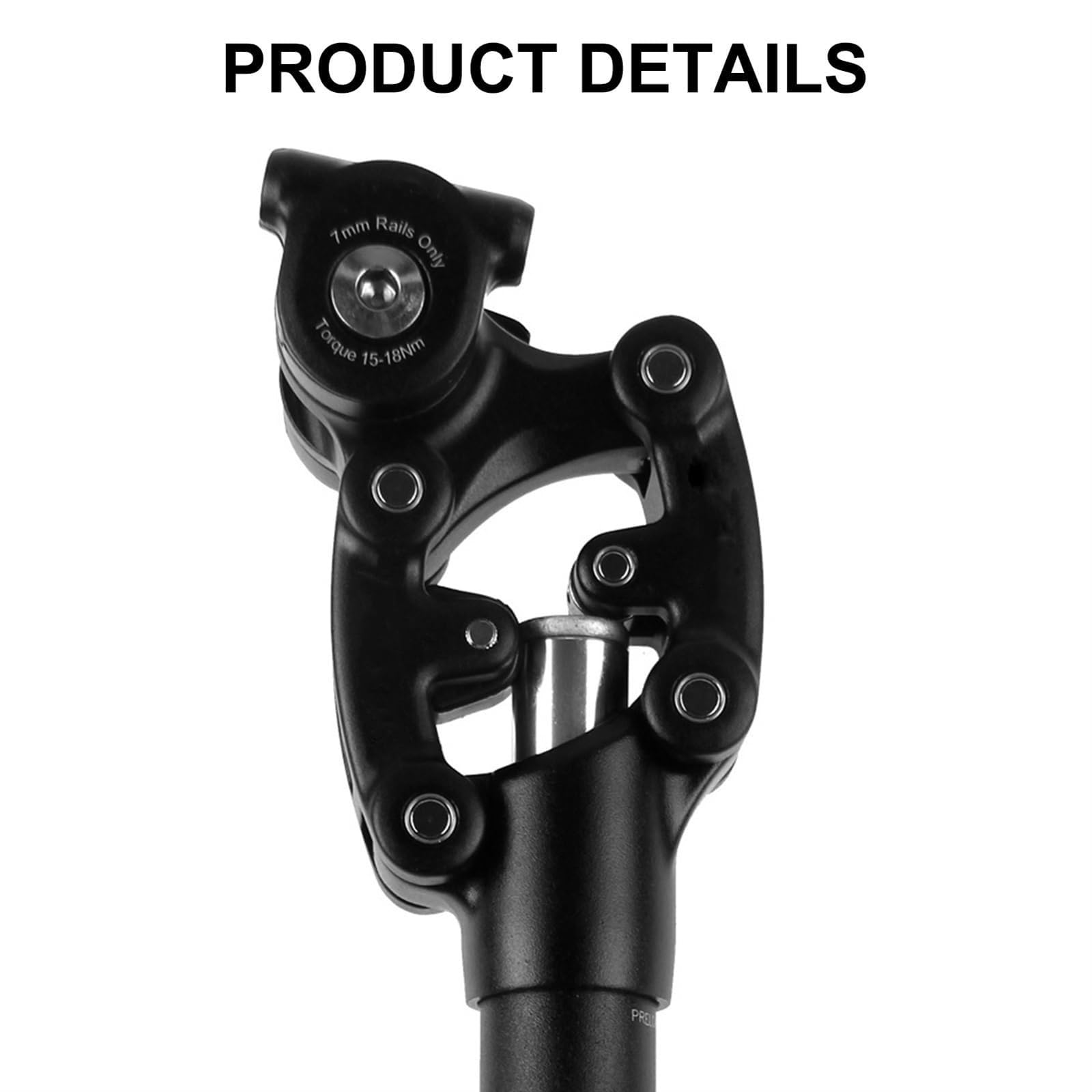 Reggisella ammortizzato da 350 mm per Bicicletta con Manicotto di riduzione e Manicotto di Protezione, SP 12 NCX Mountain Bike - Ammortizzatore per Sella, reggisella ammortizzato,