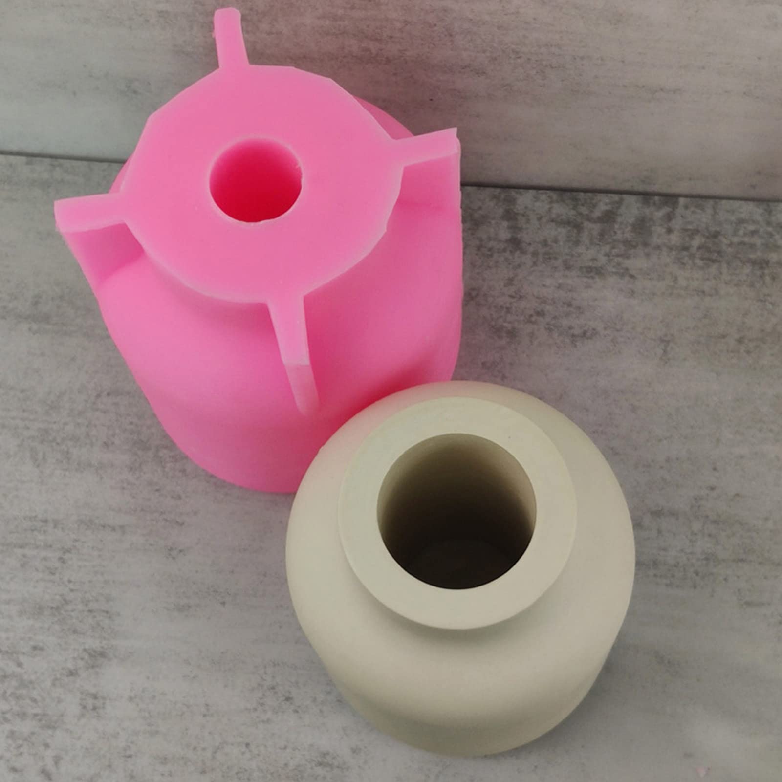 Silikon-Blumentopf-Form, Sukkulenten, Zement, Vase, Harz, Epoxidharz, große Vase, Gips, Betonform, handgefertigt