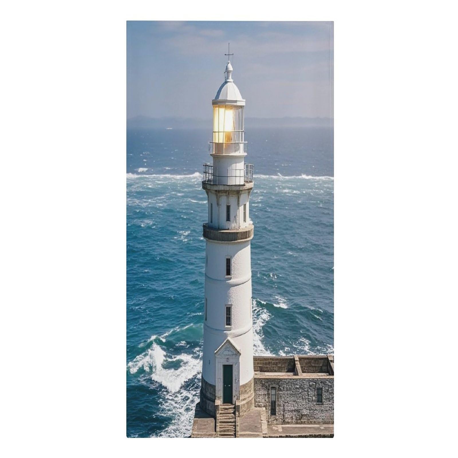 FekiLoot Lighthouse Sandbeach Beach Towel Sand Free Quick Dry Travel Towels Extra Large Big Pool Swim Towels Soft Absorbent Beach Blanket for Vacation Essentials Adult Gift 30" X 61"